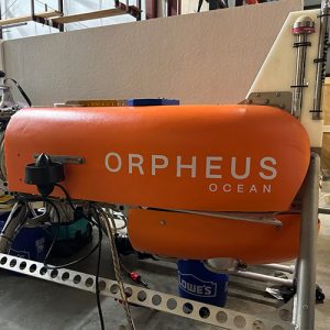 Underwater vehicle featuring custom vinyl graphics