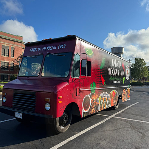 Vehicle Graphics 2 Food truck with full-color vinyl wrap