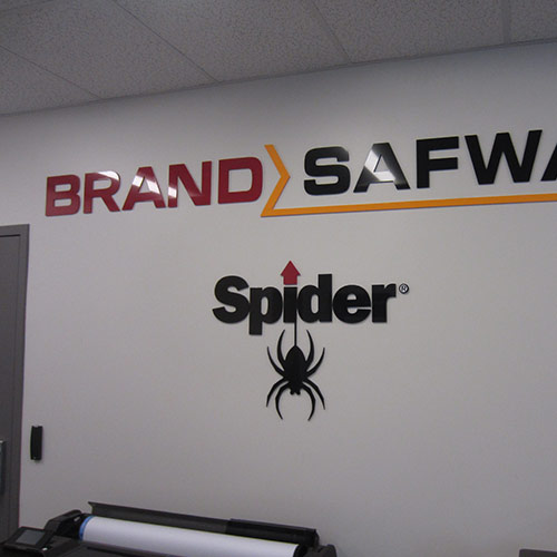 Dimensional Letters 3 Dimensional acrylic letters for office reception wall