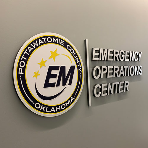 Dimensional Letters 2 Custom acrylic dimensional letters painted to brand colors