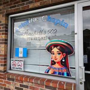 Window Graphics 12 Vibrant full-color window graphics installed on storefront